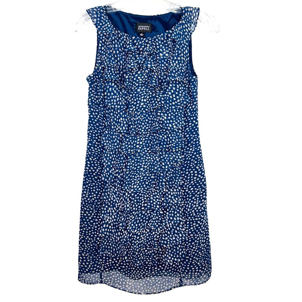 Adrianna Papell Sleeveless Ruffle Dress